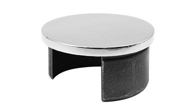 Заглушка с пазом на трубу Ø48.3 мм полированная (AISI 304) k235 купить в Омске