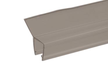 Уплотнитель для стекла 8 мм, полупрозрачный черный, 135°, стекло-стекло 2200 мм t203-2 BL купить в Омске