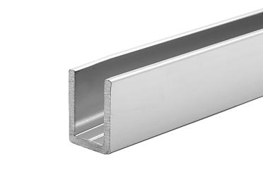 Профиль для душевых перегородок алюминиевый опорный купить в Омске