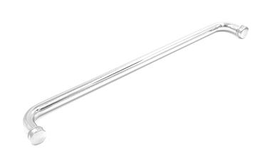 Ручка-полотенцесушитель, полированная, без кноба 19х450, для стекла 8-10 мм, под отверстие 12 мм t623-450 PSS купить в Омске