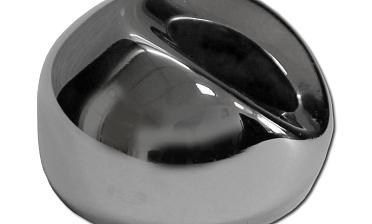 Наконечник штампованный (СПС) косой 30° на трубу Ø38,1 мм, для поручня Ø38.1мм, полированный, нержавеющий, AISI 304, k016 купить в Омске