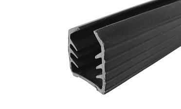 Уплотнитель в поручень с пазом 24х24 для стекла 12 мм, EPDM Фk301 купить в Омске