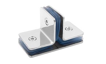 Коннектор для душевой кабины на 3 стекла латунь-хром t727 PC купить в Омске