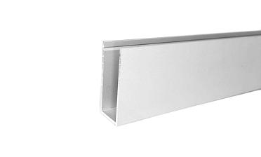 П-образный профиль 40 мм верхний, алюминиевый анодированный, длина 3000 мм т24 AL  купить в Омске