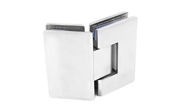 Петля для душевой кабины стекло-стекло 135° 90х55 мм AISI 304 шлифованная t302-2 SSS купить в Омске