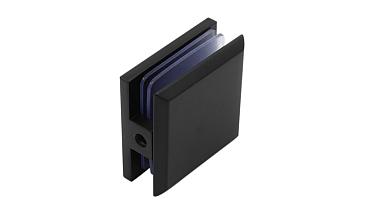  Коннектор для душевой кабины стена-стекло 45х45, вырез 67, цинк, черный t730 BZn купить в Омске