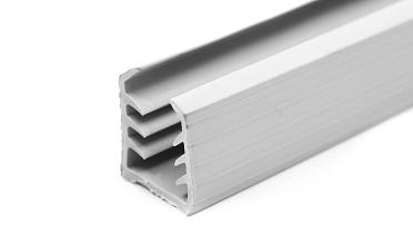 Уплотнитель в поручень с пазом 27х30 для стекла 8+8мм, EPDM (палки по 3м) СЕРЫЙ Фk307-G купить в Омске