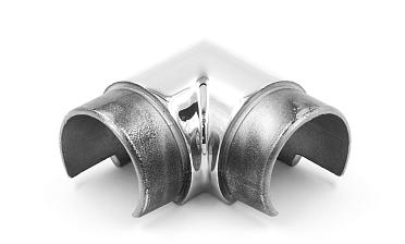 Отвод с пазом на трубу Ø48.3 мм, полированный (AISI 304) k237 купить в Омске