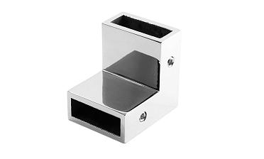 Соединитель труба-труба 90°, для трека 30х10 мм, AISI 304, полированный t460 PSS купить в Омске