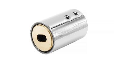 Коннектор стена-труба для трубы 19 мм, без юбки, полированный t907-2 PSS купить в Омске