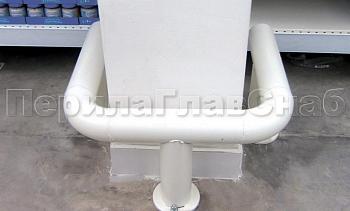 Отбойник для автомобилей из черного металла в Омске. Готовые проекты ПерилаГлавСнаб