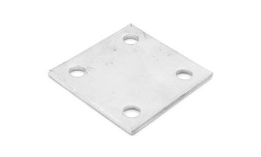 Фланец стойки 71х71х5 (4.3), AISI 304, 4 отв. М10 k115-4  купить в Омске