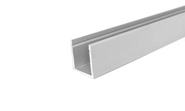 П-образный профиль 20 мм нижний, алюминиевый анодированный, длина 3000 мм т22 AL  купить в Омске