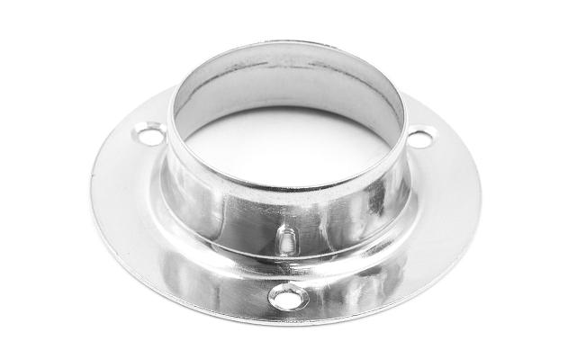 Фланец штампованный, полированный для Ø50.8 мм, толщина 1.2 мм (AISI 304) ЭКОНОМ k532-2