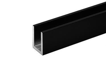  П-образный профиль 19x13, L=2200, алюминий ,черный t756 BL купить в Омске