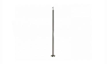 Готовая стойка Ø38,1 мм, с фланцем и наконечником, высота 950 мм, полированная (AISI 304) k702 купить в Омске