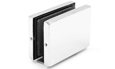 Коннектор стена-стекло с монтажной пластиной, полированный, вырез 09 t192 PSS купить в Омске