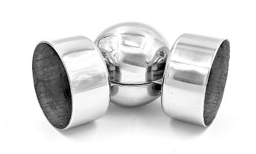 Поворот поручня, шаровый под Ø50.8х0.8 мм, полированный AISI 201 k053-7 купить в Омске