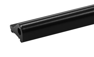 Порог для душевых перегородок 1000 мм, черный матовый Фt118 ALBL купить в Омске