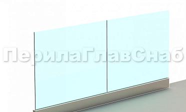 Ограждение без поручня на профиле купить в Омске