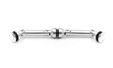 Крепление на три стекла 10-12 мм, штанга 82 мм, без зенковки tt204-82A SSS купить в Омске