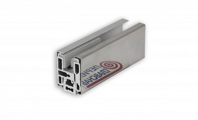 Зажимной профиль для перегородок, полированный, L=3000 мм t42-01 PSS