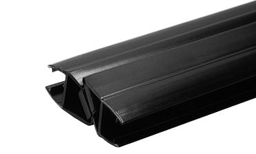Комплект уплотнителей для стекла 8 мм, стекло-стекло 2200 мм, 90°/180°, с магнитом (2 шт.), черный (t210) t210-2 BL-U купить в Омске