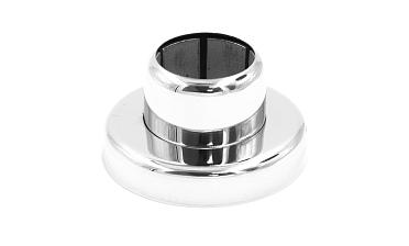 Цанга под трубу Ø38.1 мм, полированная #600, AISI 304, 3 отв.Ø7 мм, 3 отв. Ø9 мм, k026  купить в Омске