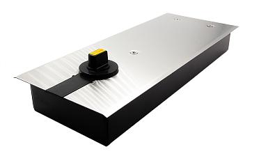 Доводчик для стеклянной двери до 100 кг EN4, напольный, 500 тыс, циклов, нержавеющая сталь AISI 304, шлифованная t184-3 SSS купить в Омске