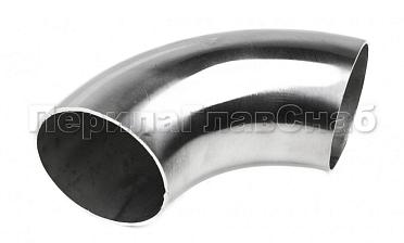 Отвод поручня под сварку для Ø50.8х1.5х145 AISI 201 #400 в упаковке по 100 шт. k021-15-100 купить в Омске