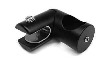 Держатель стекла сквозной боковой, для трубы 19 мм, черный, t912 Bl купить в Омске