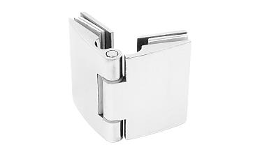 Петля душевая, стекло-стекло 180°, без реза, нерж, полированная t313 PSS купить в Омске