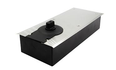 Доводчик для стеклянной двери напольный, шлифованный EN2 250 тыс. циклов 115гр (дверь 800мм  до 80 кг) t186 SSS купить в Омске