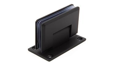 Петля для душевой кабины стена-стекло 90°, 90*55, цинк, черн. t301 BZn купить в Омске