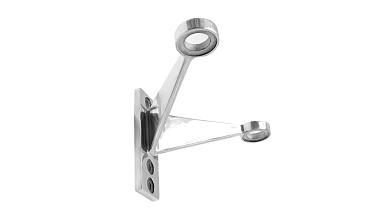 Крепление рутеля к стене, двойное, фланец с тремя отверстиями, AISI 304 k612-2 купить в Омске