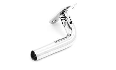 Держатель поручня выносной на стойку, с регулируемым ложементом под трубу Ø50.8 мм, полированный, (AISI 304) k261-4 купить в Омске