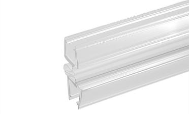 Уплотнитель для стекла в душевую кабину стекло-стекло 8мм зиг-заг 2,2 м t227 купить в Омске