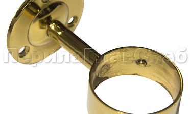 Держатель поручня Ø50.8 мм, выносной, с обхватом, золото k066-88 купить в Омске