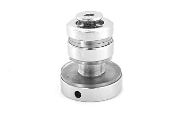 Крепление трека 30х10 к стеклу, AISI 304 полированная t449 PSS купить в Омске