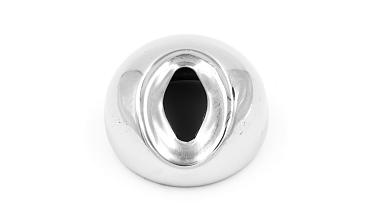 Наконечник штампованный (СПС) косой 30° на трубу Ø50.8 мм, для поручня Ø50.8 мм, полированный, нержавеющий, AISI 304, 600Grit, k073 купить в Омске