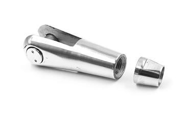 Наконечник ванты (тяги) с резьбой М16 правый, литой , полированный (AISI316) k661-16-R купить в Омске