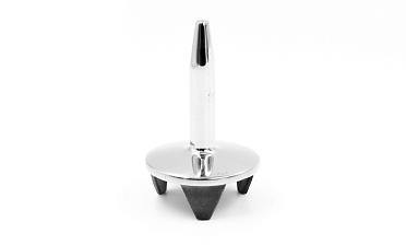 Наконечник палец (солдатик) на стойку Ø50.8х1.5 мм, без ложемента, удлиненный 70 мм, облегченный, литой, полированный, нержавеющий AISI 304 k557 купить в Омске