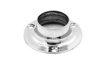 Фланец штампованный, для трубы Ø38.1 мм, полированный, внешний диаметр Ø76 мм, толщина 2 мм (AISI 304) k533 купить в Омске