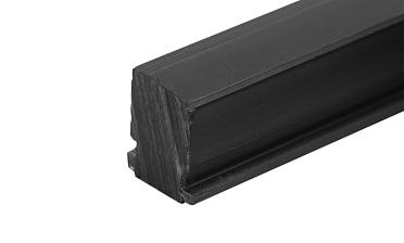Подставка для стекла в профиль т40, материал ТЭП, цвет черный т40-05 купить в Омске