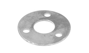 Фланец стойки большой 32/81 х 3 мм, 3 отв х М10 х 20, черный металл k116-32-9 купить в Омске