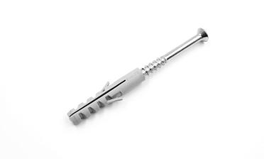 Потайной винт под шестигранник 10х120 мм в комплекте с дюбелем д.12 k601-19-120 купить в Омске