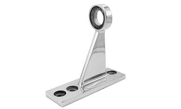 Крепление козырька к стойке алюминиевого фасада, AISI 304, литое , полированное, k611 купить в Омске