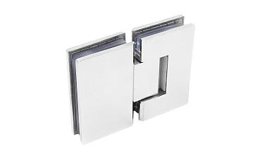 Петля для душевой кабины стекло-стекло 180° 90х55 мм AISI 304 полированная t303-2 PSS купить в Омске