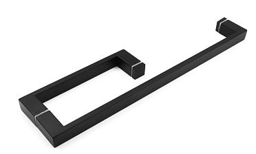 Ручка полотенцесушитель 25*10*200*450, черная t625 Bl купить в Омске