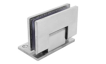 Петля для душевой кабины стена-стекло 90° 90х55 мм шлифованная t305-2 SSS купить в Омске